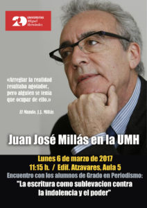 Juan José Millás visita la UMH